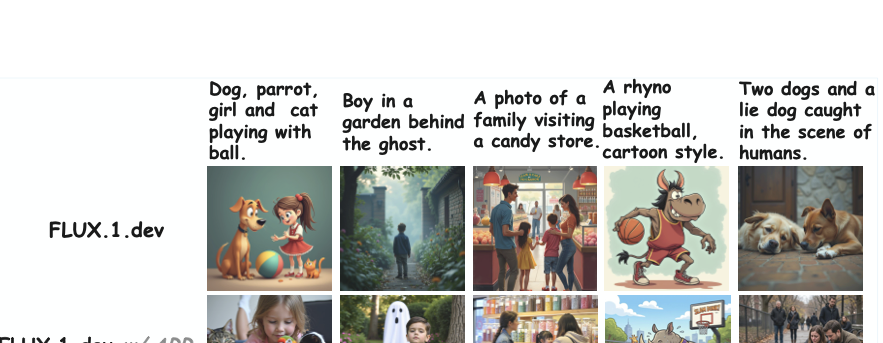 Text-to-image qualitative examples